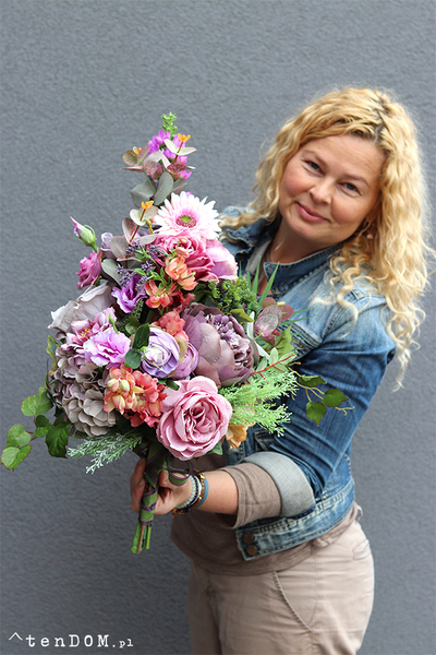 Bogactwo Natury Margerita, komplet dekoracji nagrobnych, wieniec + bukiet