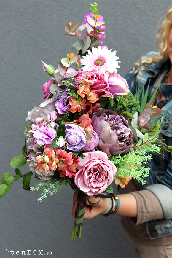 Bogactwo Natury Margerita, komplet dekoracji nagrobnych, wieniec + bukiet