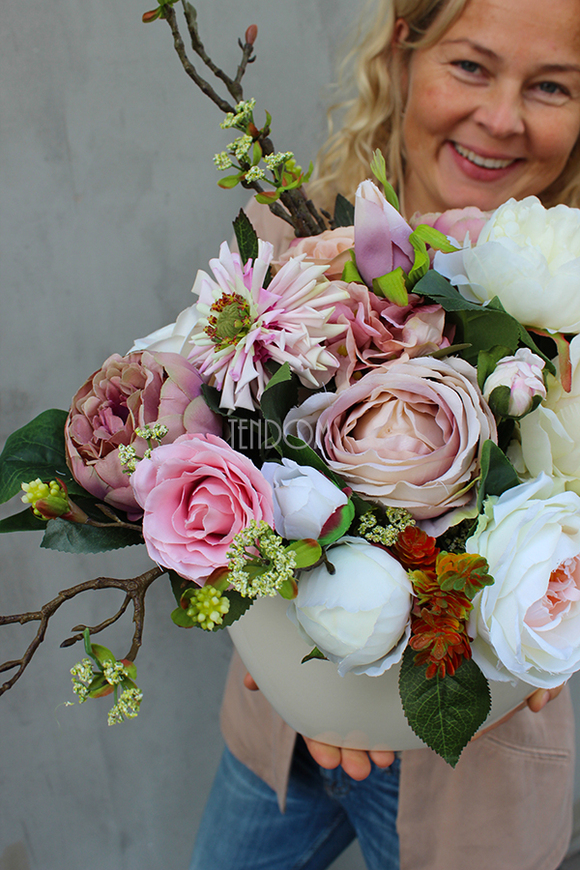 Abella kompozycja kwiatowa / bukiet, wys.45cm