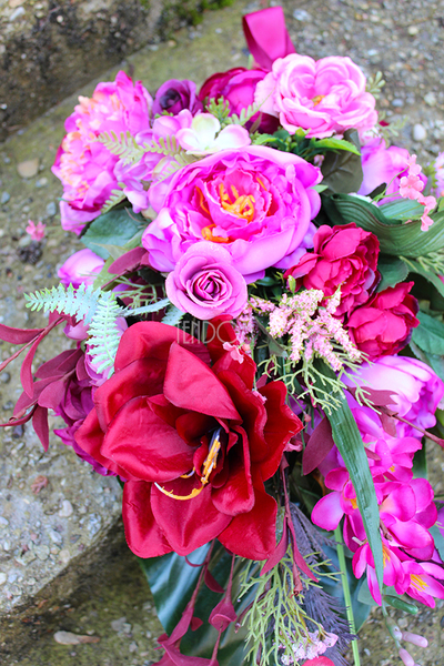 bukiet / dekoracja nagrobna Palladium, dł.70cm