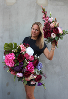 komplet 2 wiązanek nagrobnych England 3, dł.55 / 88cm