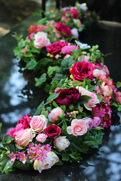 girlanda pogrzebowa, Rosalinda, 1m, na metry