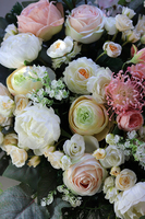 bogata wiosenna kompozycja / wiązanka nagrobna, Pianolla, dł.73cm