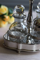 kabaret do przypraw, Lux Villa Silver Glamour, wym.20x16x13cm