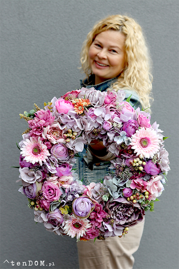 Bogactwo Natury Margerita, komplet dekoracji nagrobnych, wieniec + bukiet