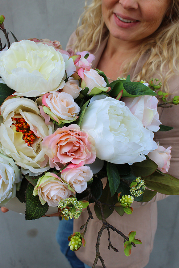 Abella kompozycja kwiatowa / bukiet, wys.45cm