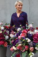 kompozycja kwiatowa / bukiet England nr7 wys.110cm, śr.66cm