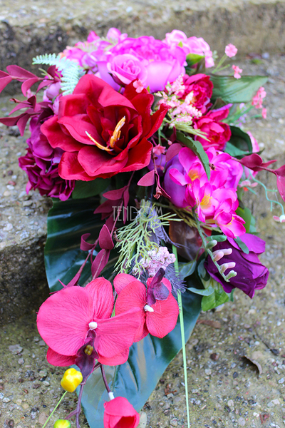 bukiet / dekoracja nagrobna Palladium, dł.70cm