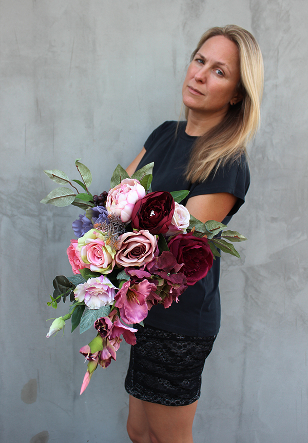 komplet 2 wiązanek nagrobnych England 3, dł.55 / 88cm 