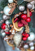 Delicja, elegancki wianek świąteczny, śr.40cm