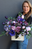 Perrana, elegancka kompozycja w donicy - szufladzie, wys.44cm