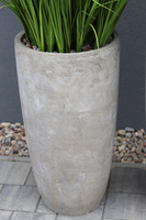 Concrete, wysokiej jakości sztuczna trawa w betonowej donicy, 1 szt. wys.175cm