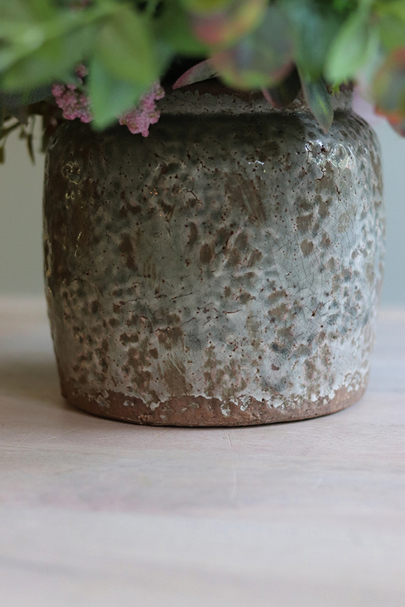 Adelitano, efektowna kompozycja kwiatowa w ceramicznym naczyniu, wys.50cm