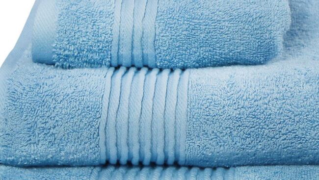 bawełniany ręcznik Basic, kolor błękitny, wym.30x50cm