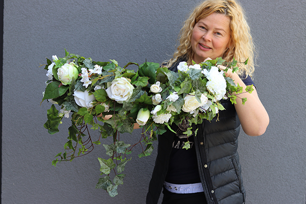 elegancki sufitowy wianek, Gerotto Subtelia, śr.67cm 