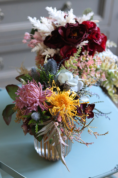 Jasmina, wypożyczenie dekoracji na ślub / wesele / rocznicę, komplet 16el.