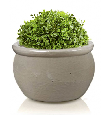 kremowa ceramiczna donica, Viet, wym.38x25cm