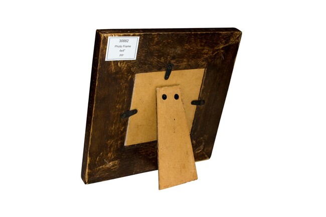 ramka na zdjęcie z drewna mangowego H 10x10cm