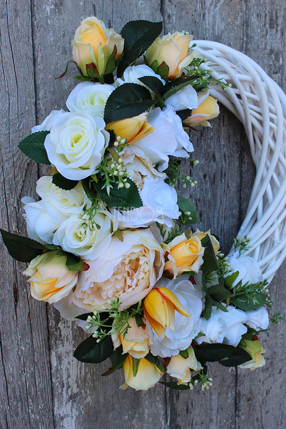 dekoracyjny wianek Słońce, śr.44cm