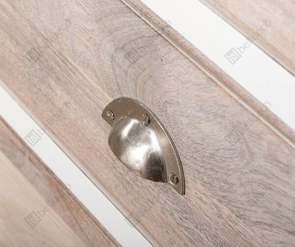 Bristol White komoda wąska z szufladami, wym.60x40x110cm 