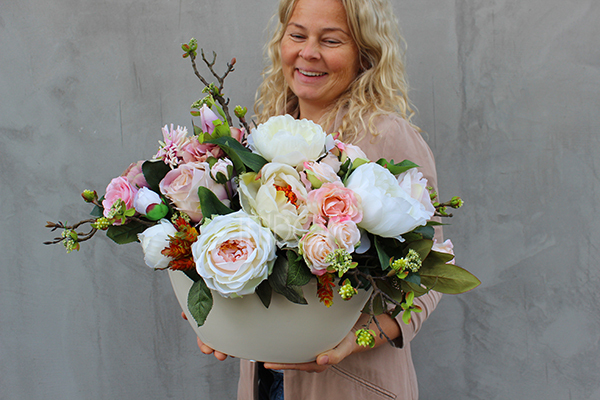 Abella kompozycja kwiatowa / bukiet, wys.45cm