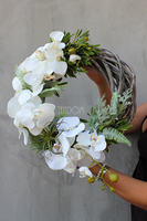 cudowny wianek na drzwi Orchidea, śr.42cm 