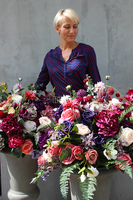 kompozycja kwiatowa / bukiet England nr7 wys.110cm, śr.66cm