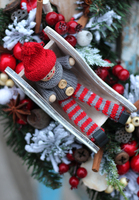 Kanada, elegancki wianek świąteczny, śr.46cm