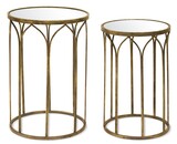 Rakshanda, kpl. 2 lustrzanych stolików vintage