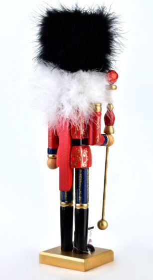 Dziadek do orzechów C, figurka bożonarodzeniowa, wym.39x8x9cm