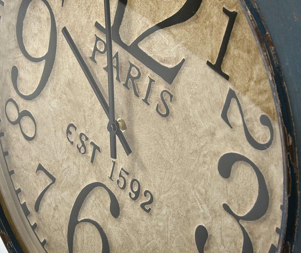 Grigio Paris, zegar wiszący, wym.48x6cm