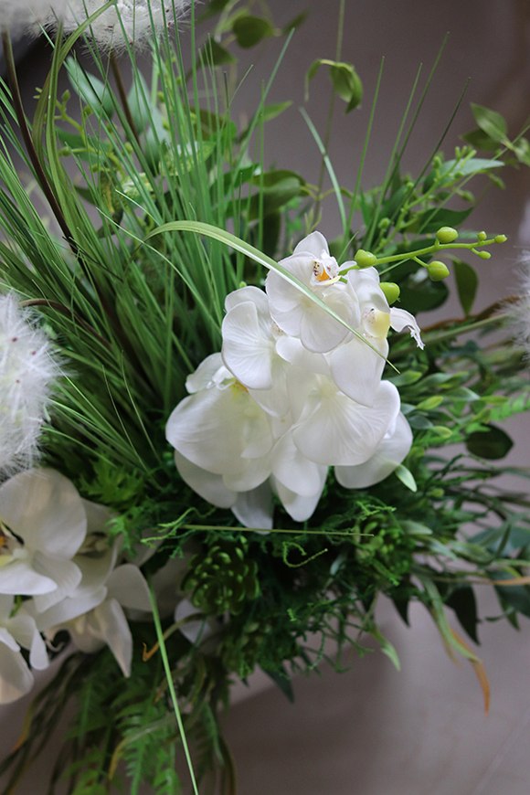 Grenoa Glamour, kompozycja z trawą, wys.87cm