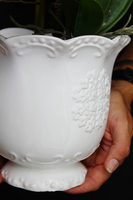 sztuczny storczyk w pięknej donicy Paloma, wys.55cm