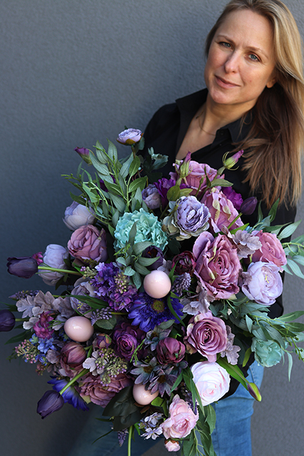 Perrana, elegancka kompozycja w donicy - szufladzie, wys.44cm