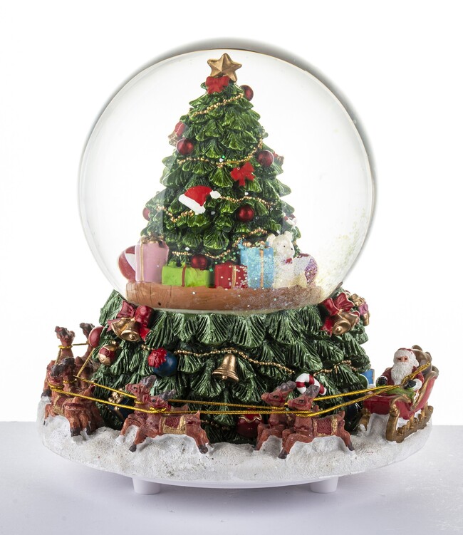 Christmas World, bożonarodzeniowa kula śnieżna pozytywka, wym.18x16.5cm