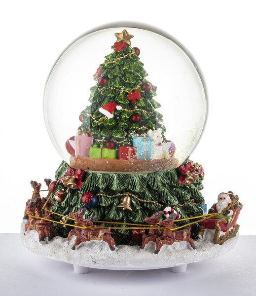 Christmas World, bożonarodzeniowa kula śnieżna pozytywka, wym.18x16.5cm