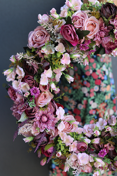 atrakcyjny jesienny wianek, Bella Moko, śr.60cm