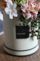 Granita, efektowny flowerbox w pastelowych barwach, wys.38cm