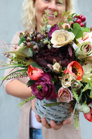 bogaty jesienny kosz Impresja, wys.34cm  