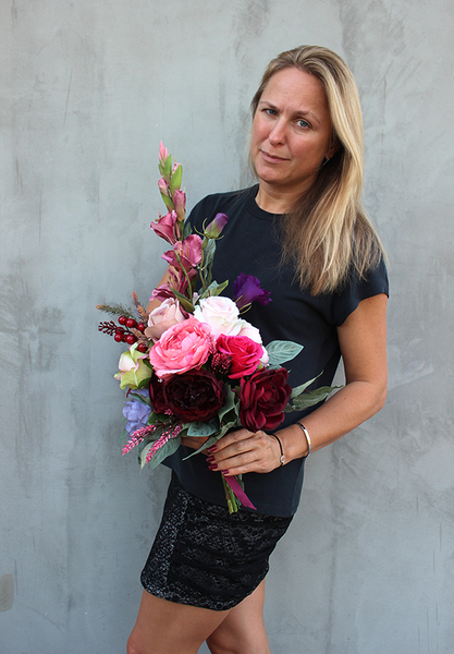 komplet 2 dekoracji nagrobnych England 2, dł.55/88cm 