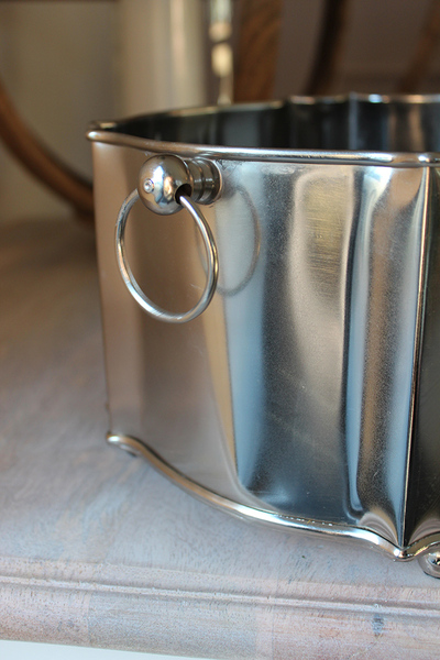 Ambrozja Small, cynowane naczynie, wym. 10.5x17x13cm