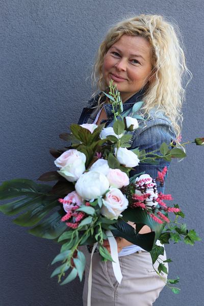 bukiet nagrobny Remanas (mały), dł.46cm