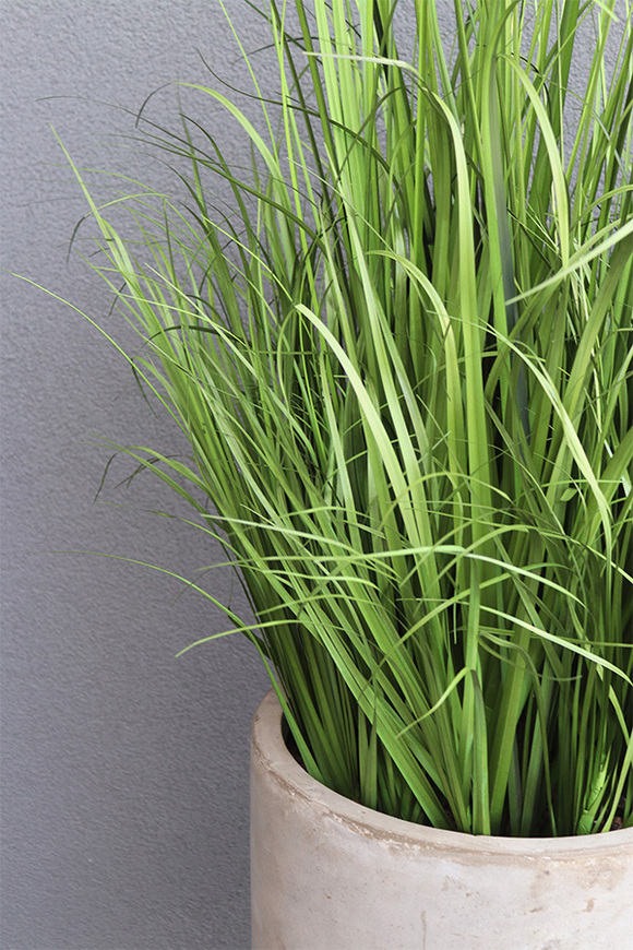 Concrete, wysokiej jakości sztuczna trawa w betonowej donicy, 1 szt. wys.175cm 