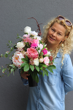 bukiet nagrobny, Abella, dł.50cm