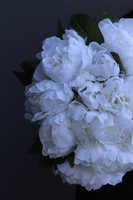 Aura, bukiet białych peonii, wys.38cm