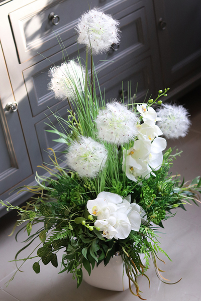 Grenoa Glamour, kompozycja z trawą, wys.87cm