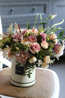 Granita, efektowny flowerbox w pastelowych barwach, wys.38cm