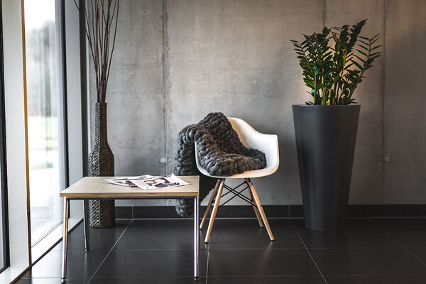 Della donica antracyt z wewnętrzną półką 49x90cm