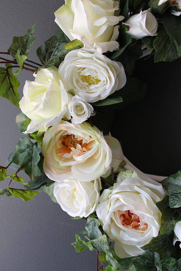 wianek dekoracyjny Różana Aleja, śr. 37cm