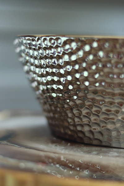 Liwona Round, ceramiczna osłonka / donica, okrągła, wym.9.5x25cm